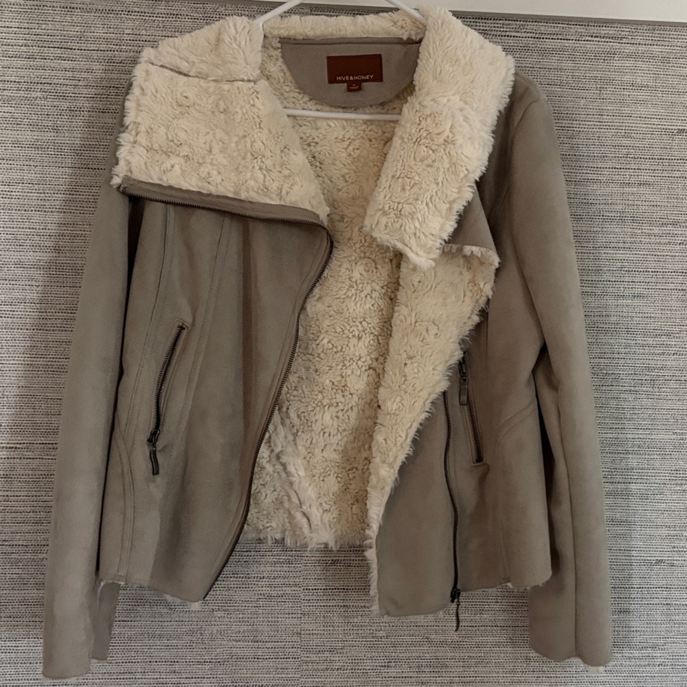 Hive & Honey Motorcycle Teddy Jacket